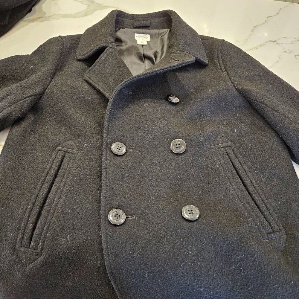 J. Crew Kids Gray Pea Coat
